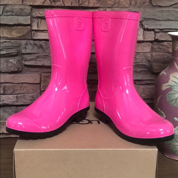 Last Pair UGG Raana Pink Rain Boots Price is firm! - Picture 2 of 7